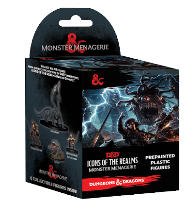 A box of Dungeons and Dragons Icons of the Realm Miniatures.