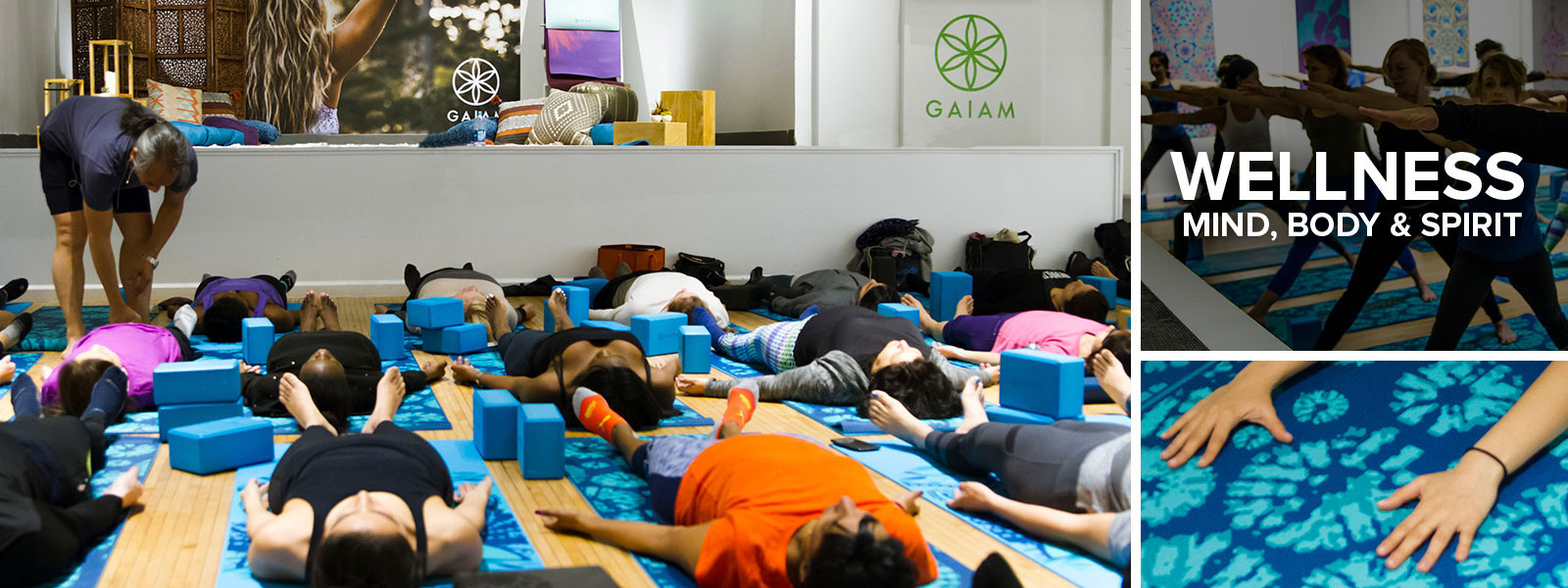 Classes at the Gaiam Wellness Studio