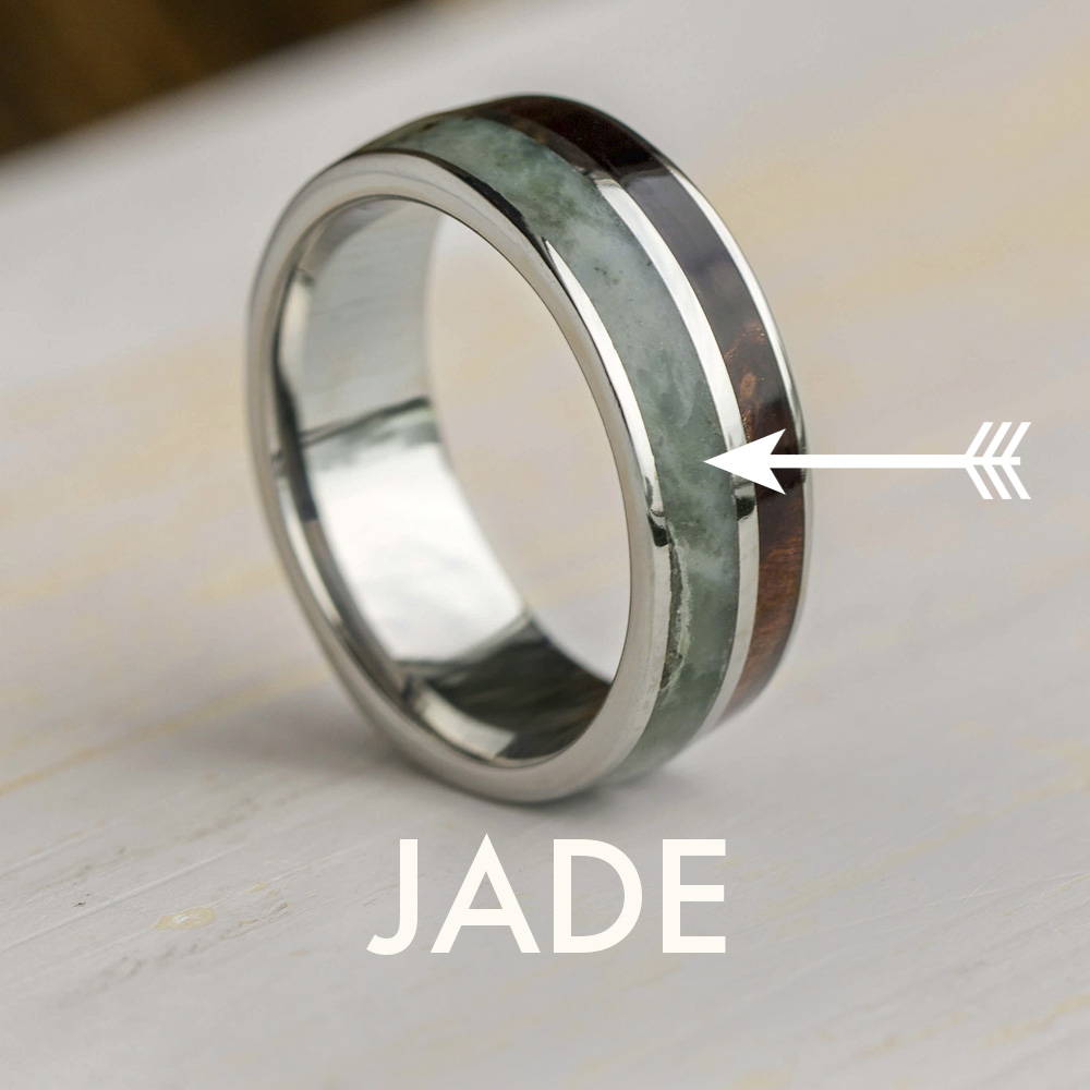 Jade wedding band