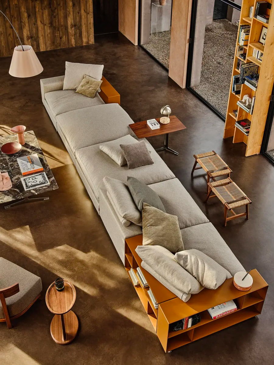 Groundpiece Sofa by Flexform in modern design setting and more flexform furniture