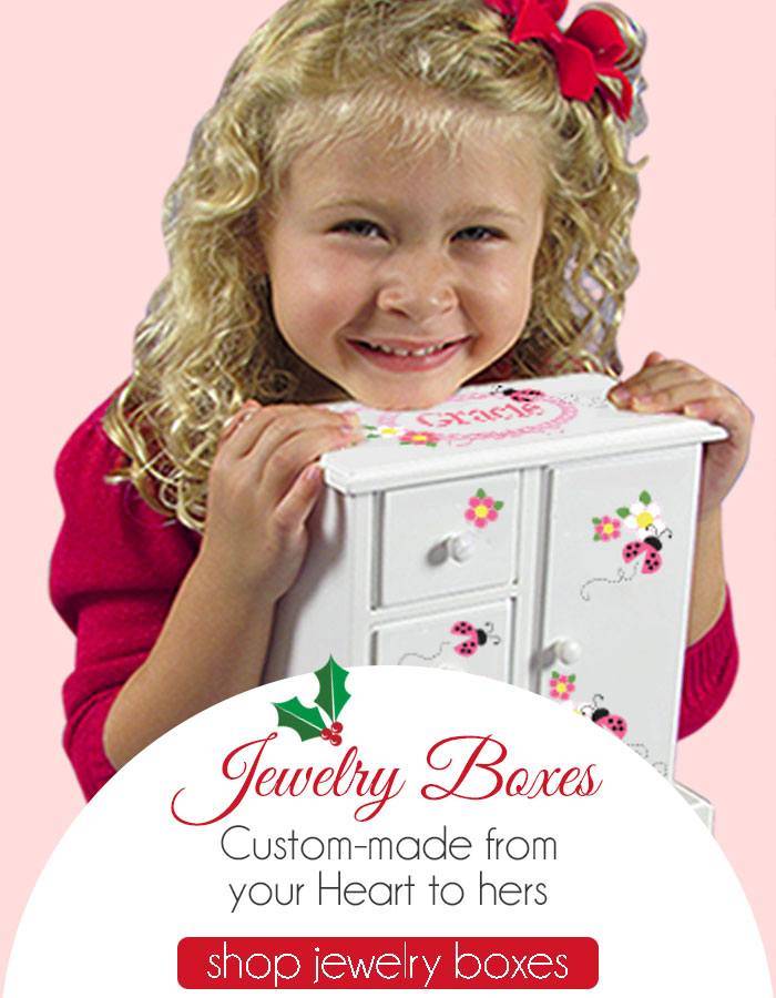Personalized Jewelry Box for Girls