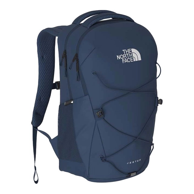 A blue backpack from The North Face.