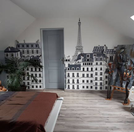 papier peint panoramique francais les toits parisiens muralconcept avis client