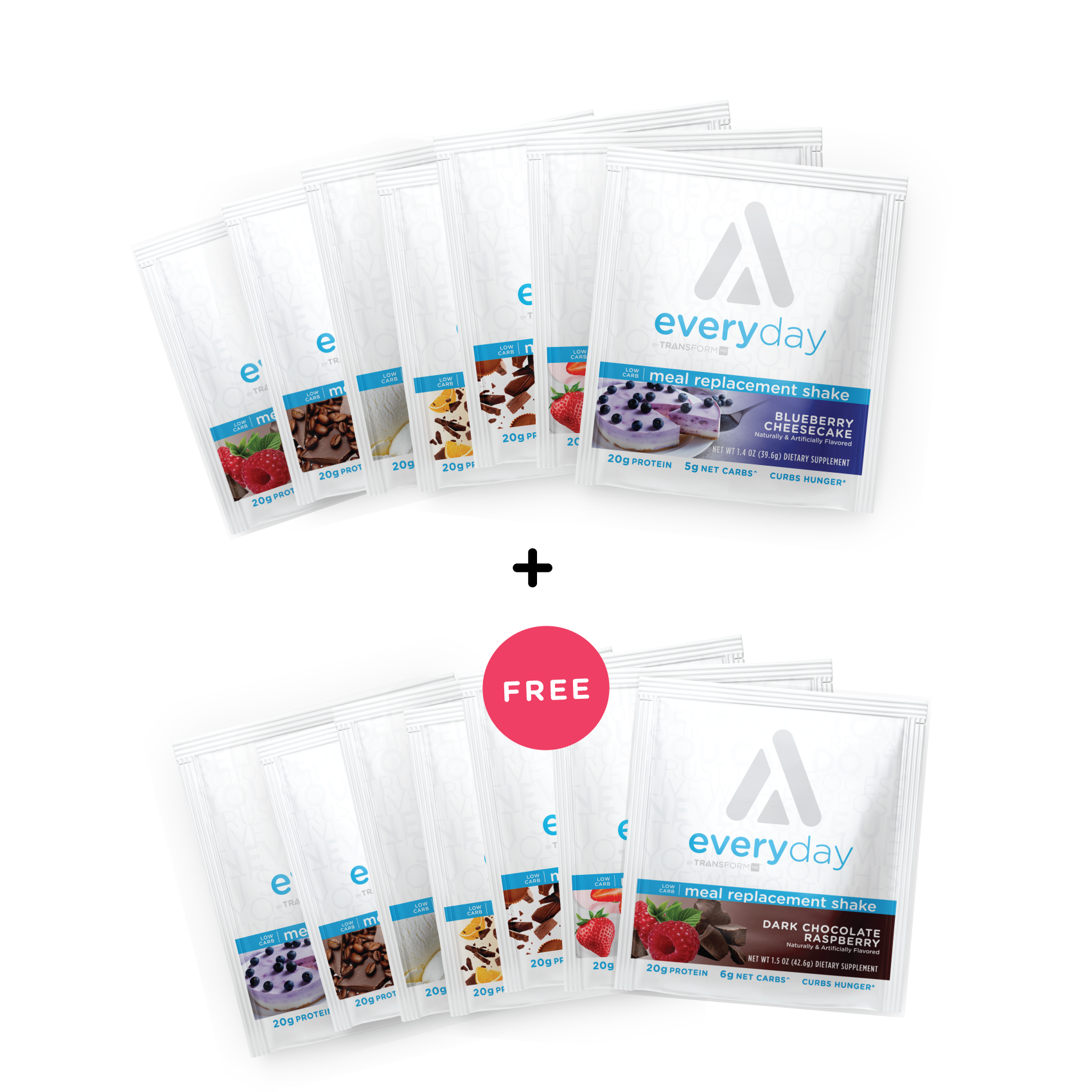 Buy 7 Shake Packs, Get 7 Free