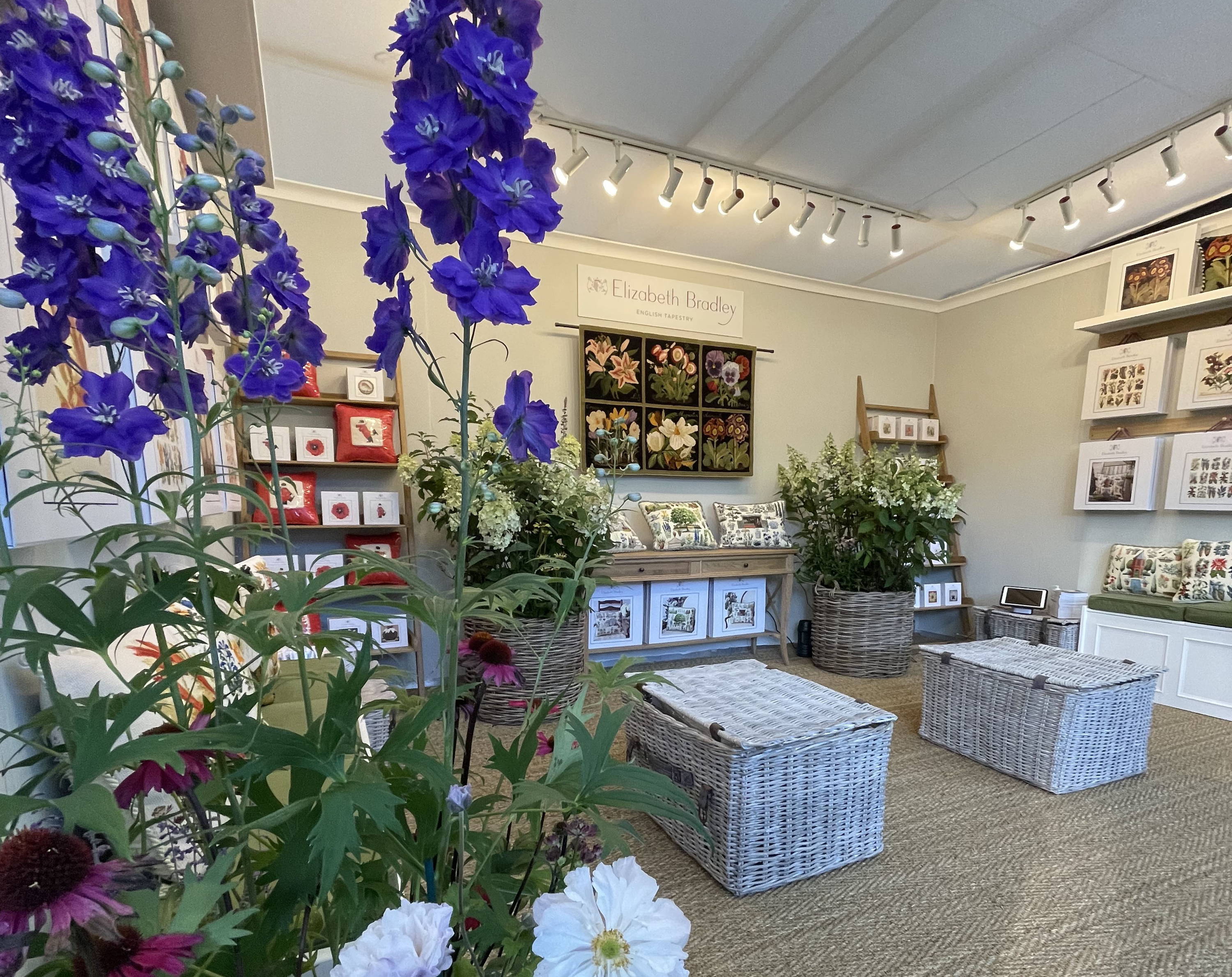 The 2021 Chelsea Flower Show booth