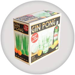 Image of Gin Pong drinking game box. Shop all adult only games.