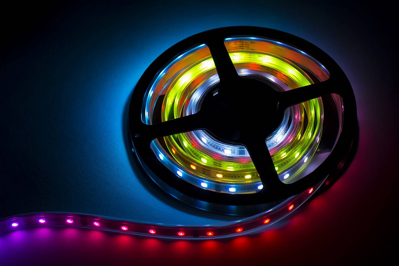 Farebné LED svetlá 