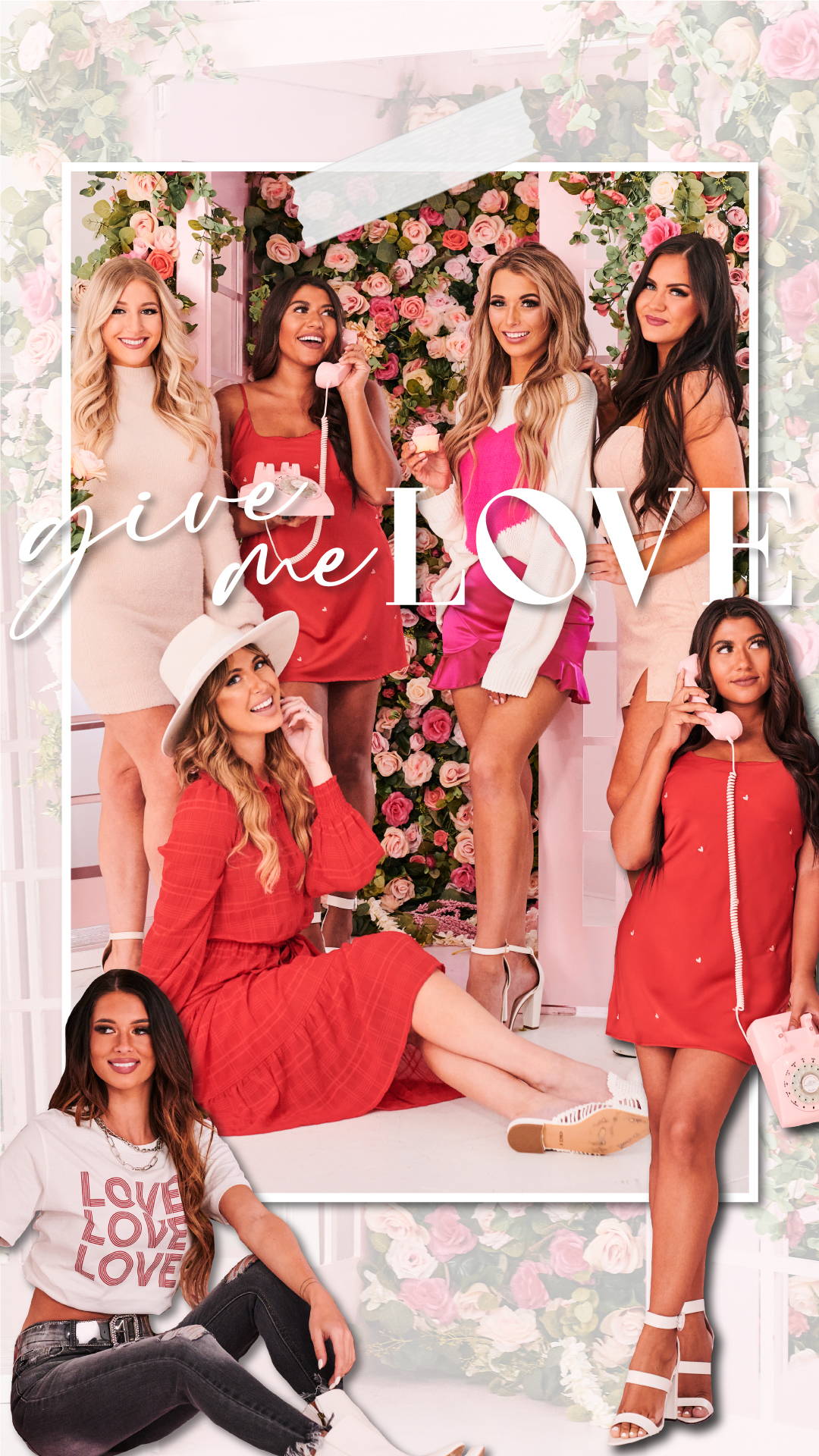 give me love. valentines day. girls. love. xoxo. fashion. cute dresses. 