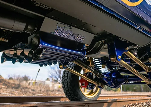 Graham's 2015 Ford Excursion with Dual Shocker XL Train Horns