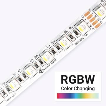 RGBW Color changing +  White Color Changing LED Strip Light