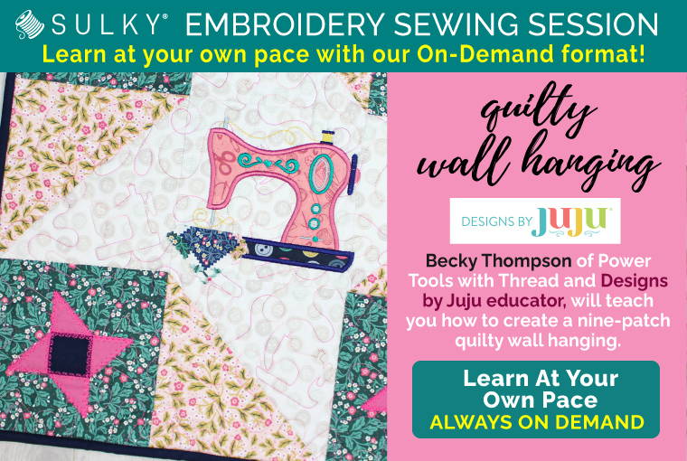 Quilting Wall Hanging Quilting Session