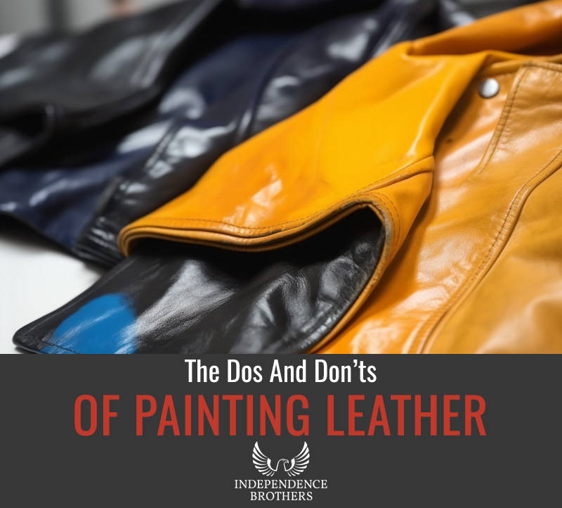 How to paint leather