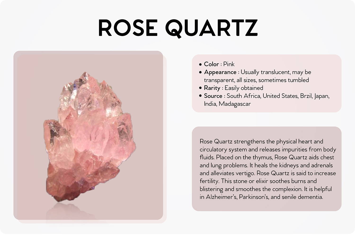 rose quartz