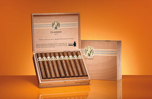 Box of AVO Classic cigars