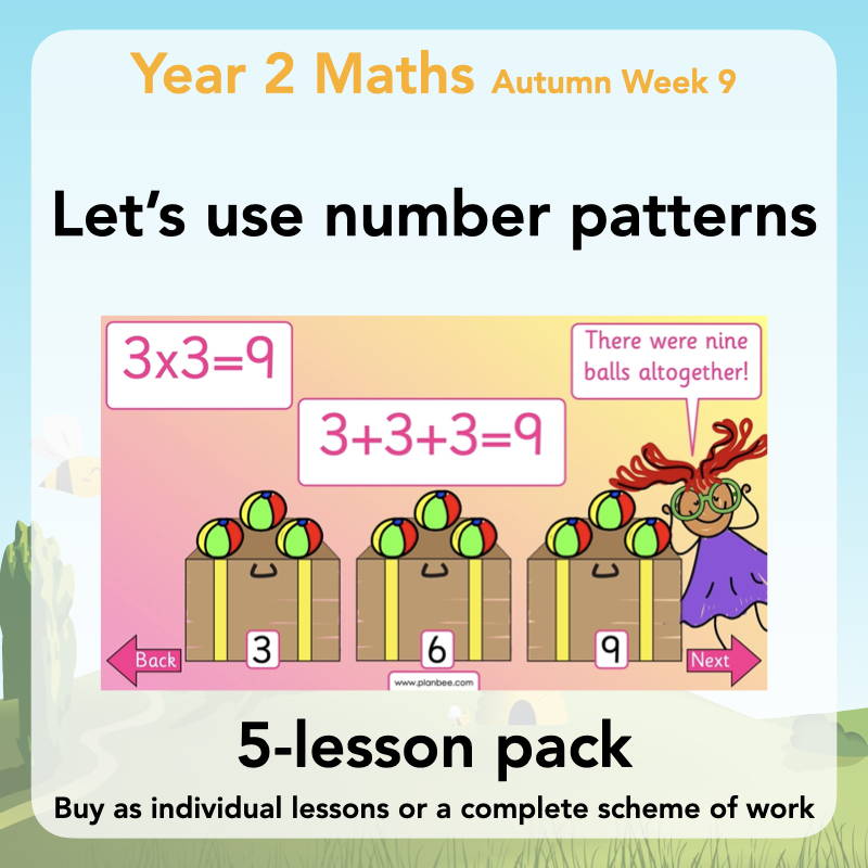 Year 2 Maths Curriculum - Let's use number patterns