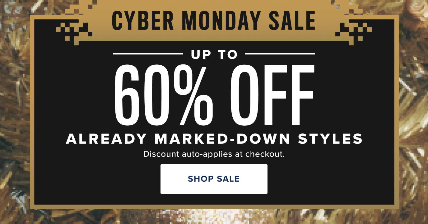  Cyber Monday Sale. Up To 60% Off. Discont auto-applies at checkout.