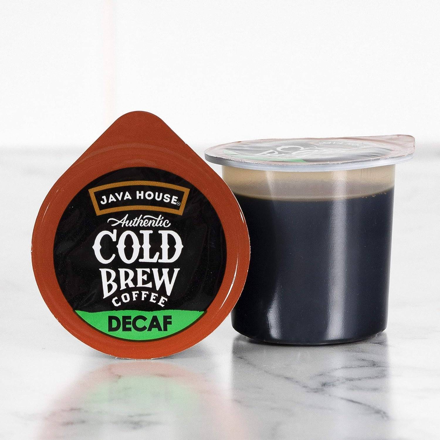 Java House Cold Brew Coffee Decaf Concentrate Single Serve Liquid Pods