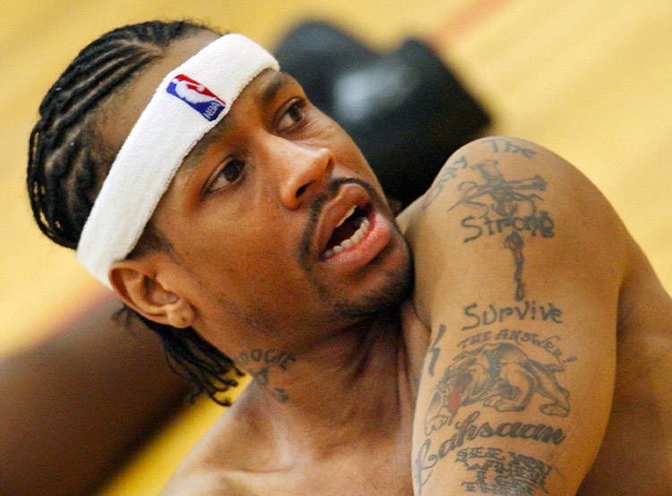 Visual Research: How Allen Iverson Revolutionized the Face of NBA Style