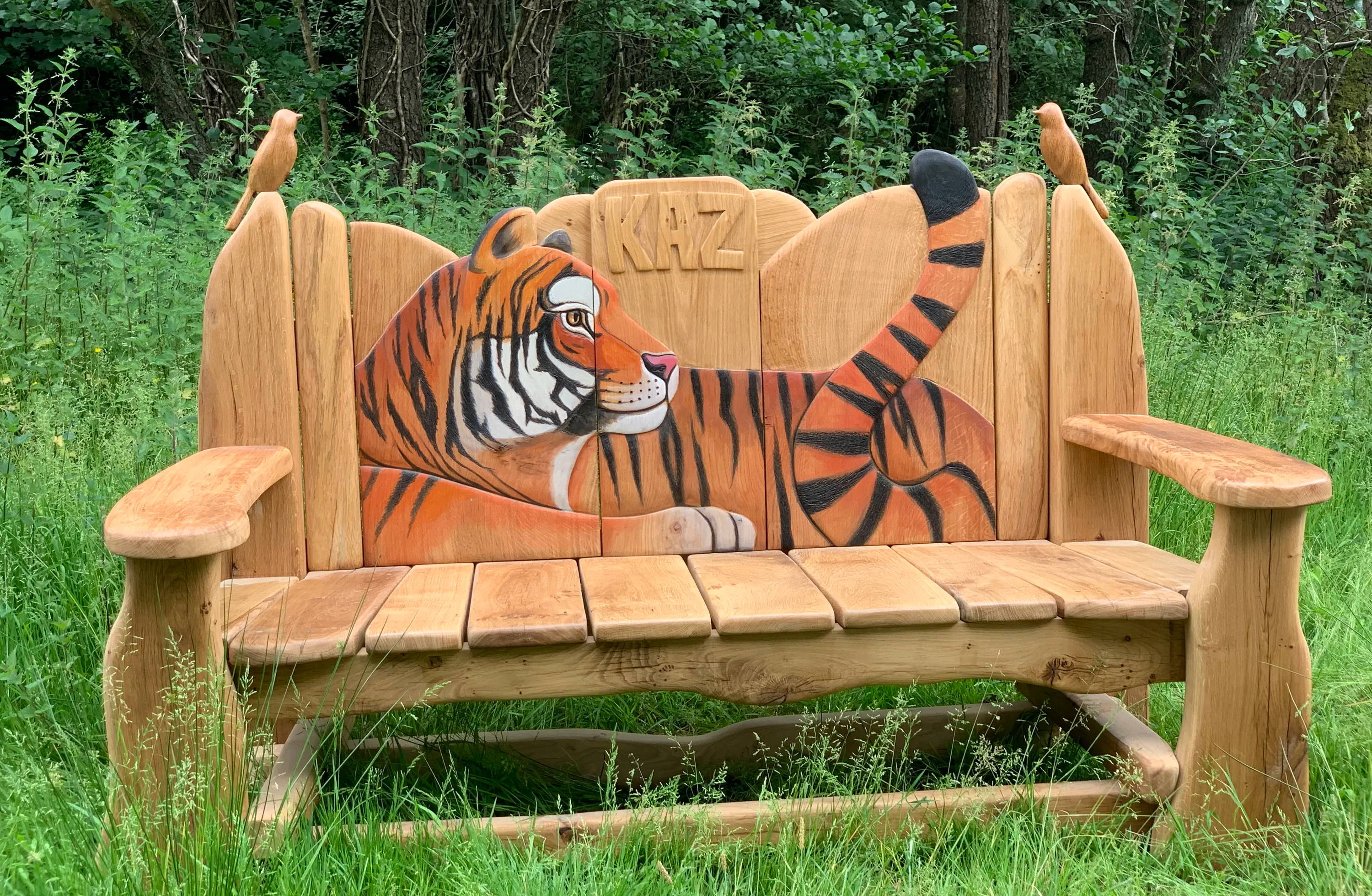 tiger bench