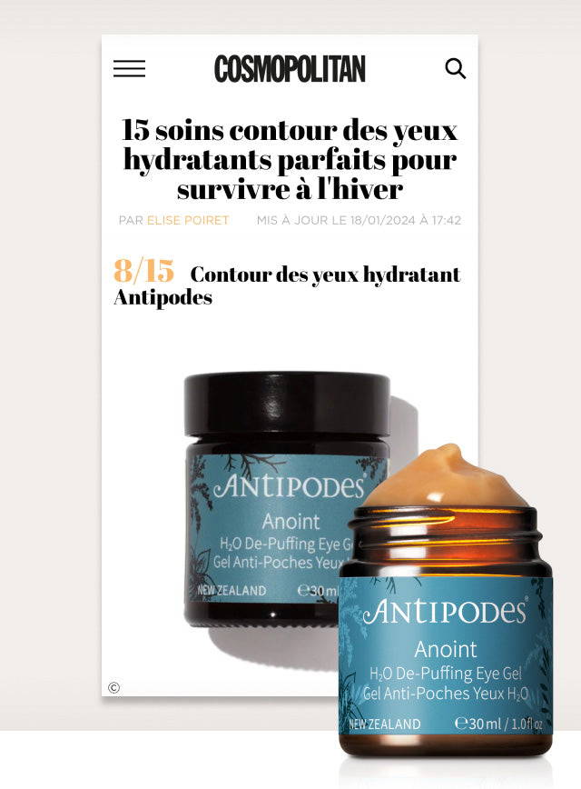 Anoint Eye Cream as seen in Cosmopolitan France.