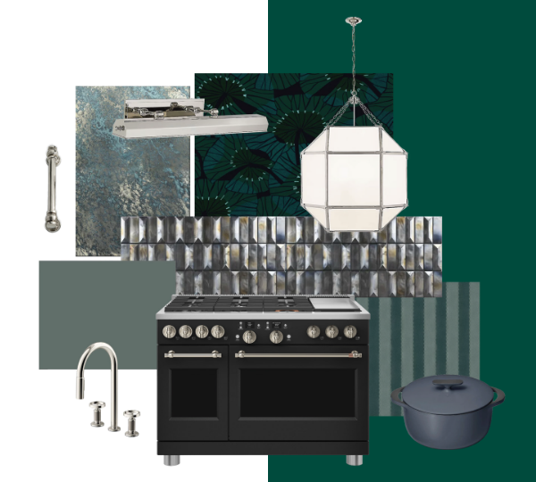 The Greenhouse Garden Party Kitchen moodboard