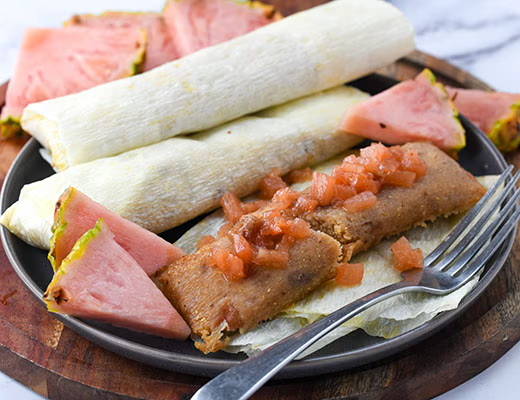Image of Sweet Pinkglow® Pineapple Tamales (Tamal de Piña)