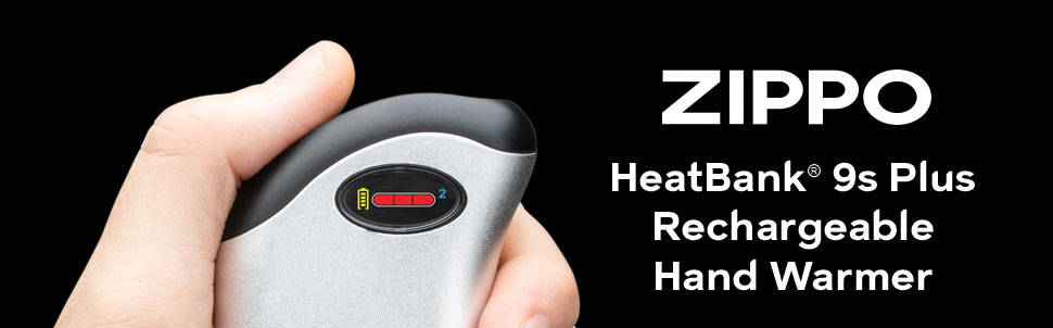 ZIPPO Chauffe-main rechargable avec chargeur portable HeatBank 9S Plus