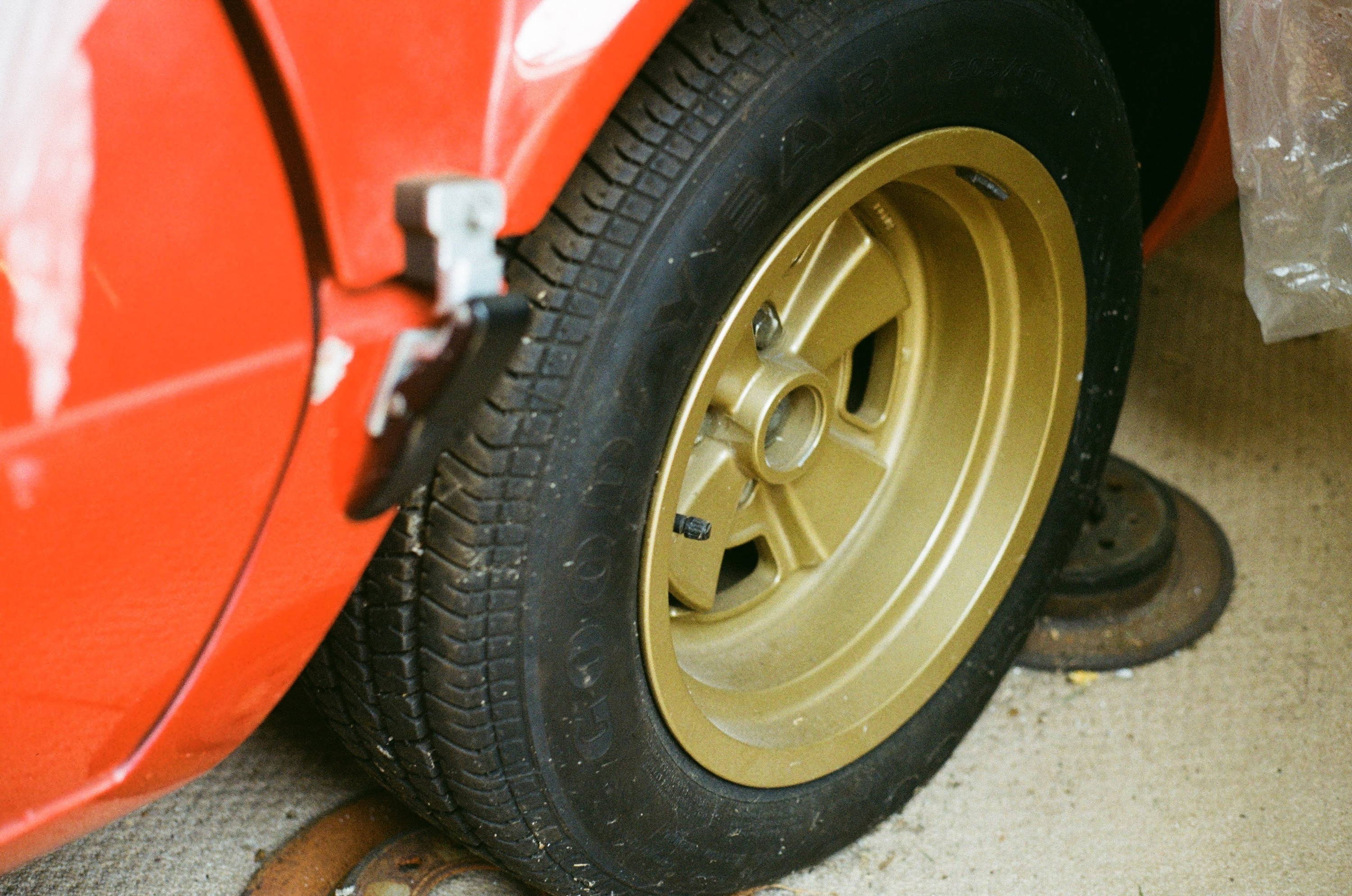 FRONT Interview| Jamie's Photograph of car tyre