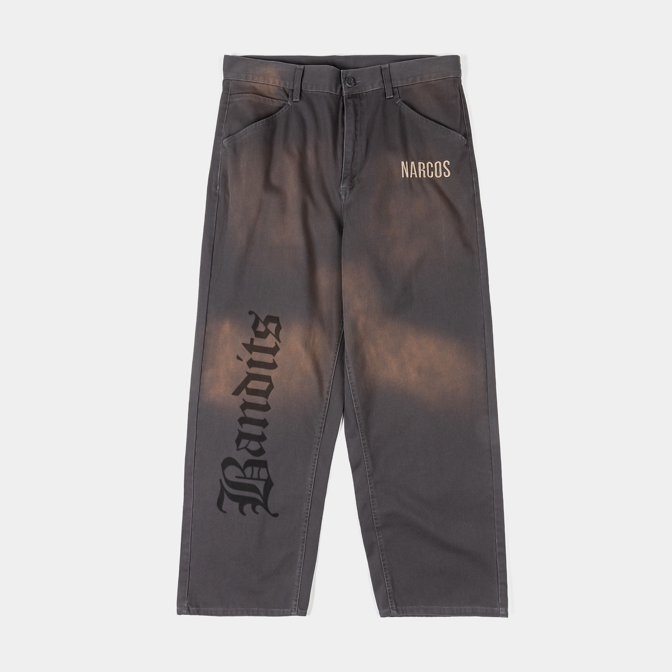 Gray pants with 
