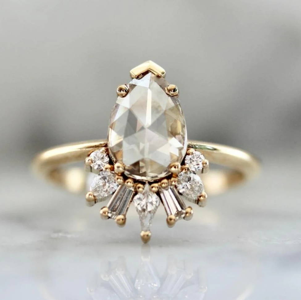 made-by-gem-breakfast-champagne-pear-rose-cut-diamond-ring