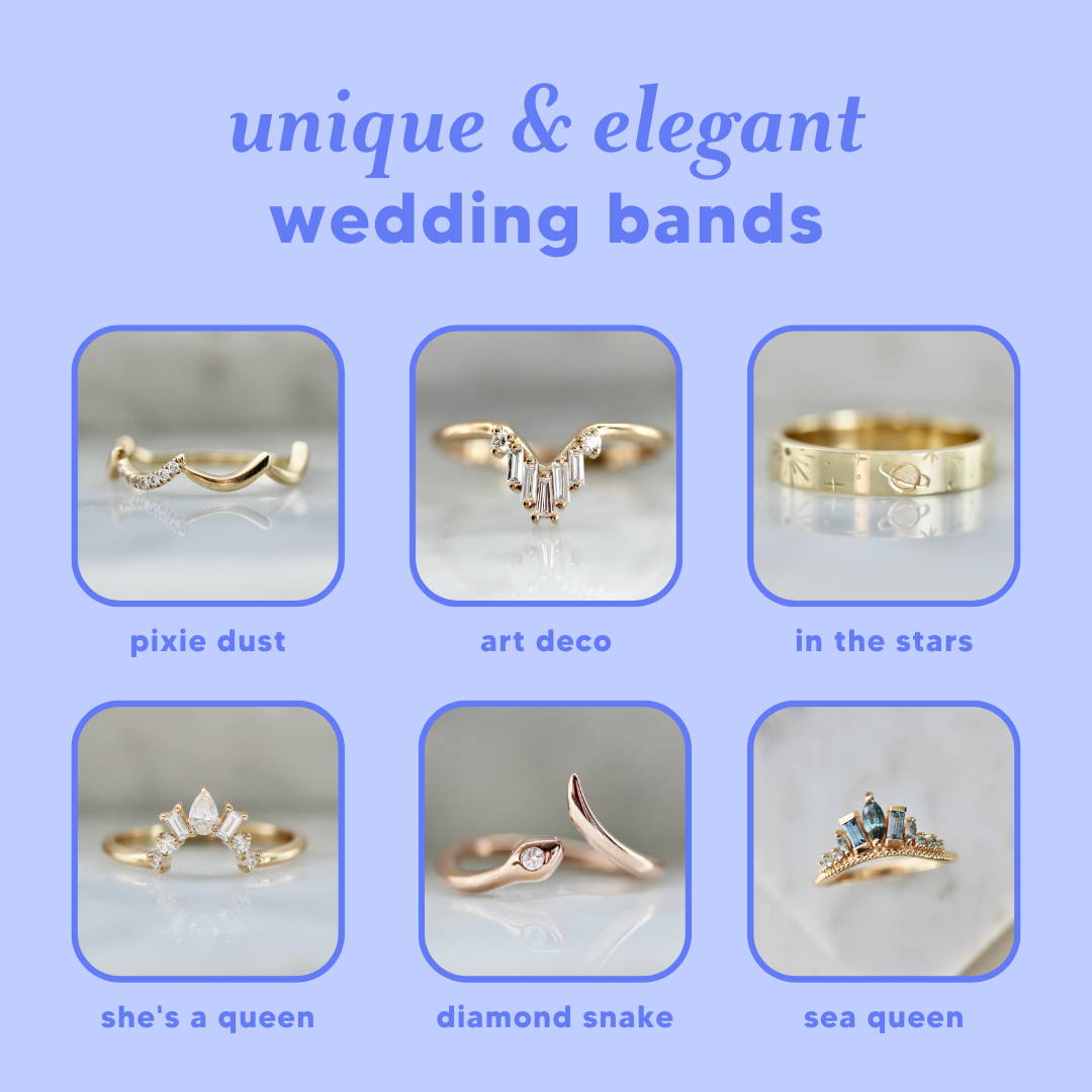 unique and elegant wedding bands