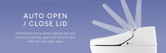 auto open and close lid with sensor