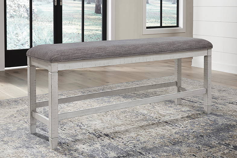 White and Grey Dining Benches for Dining Room and Dining Table - Shop Now | Ashley Furniture Homestore
