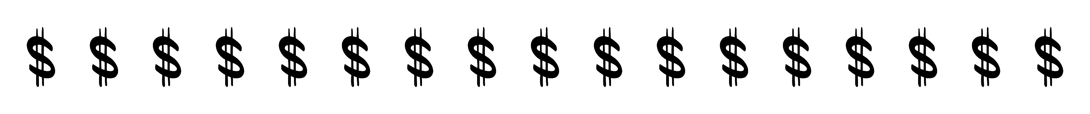 A simple black silhouette of a cat.