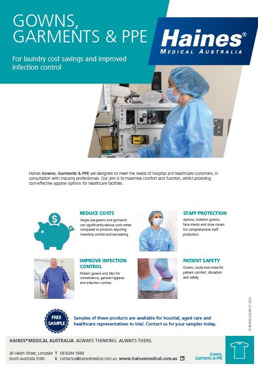 Haines Gowns Garments & PPE Catalogue