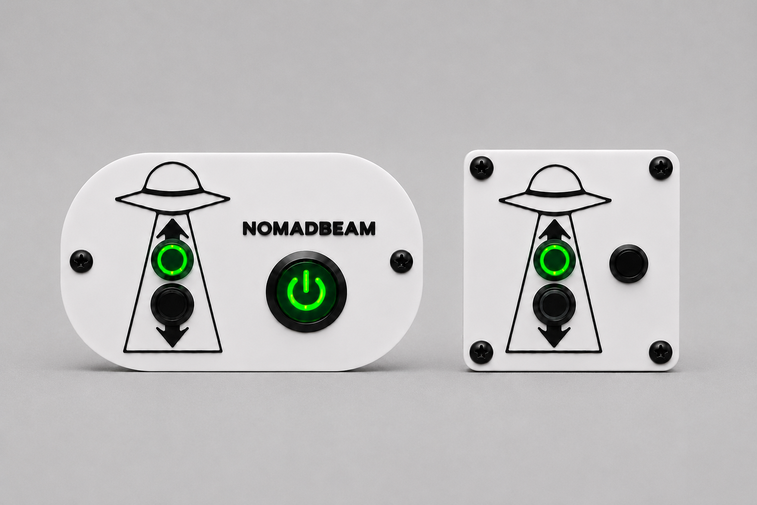 NomadBeam front switch and full system