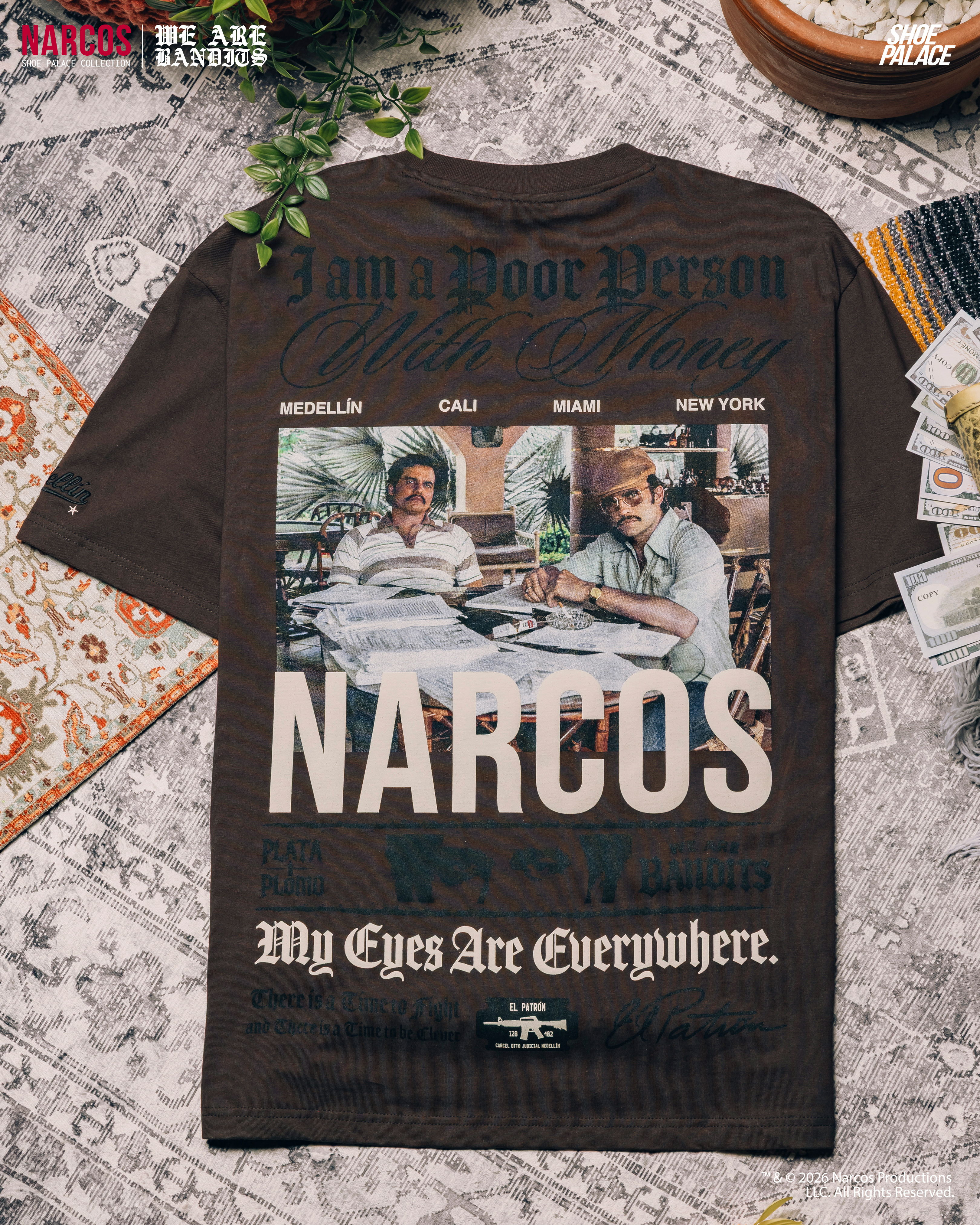 Graphic t-shirt featuring 