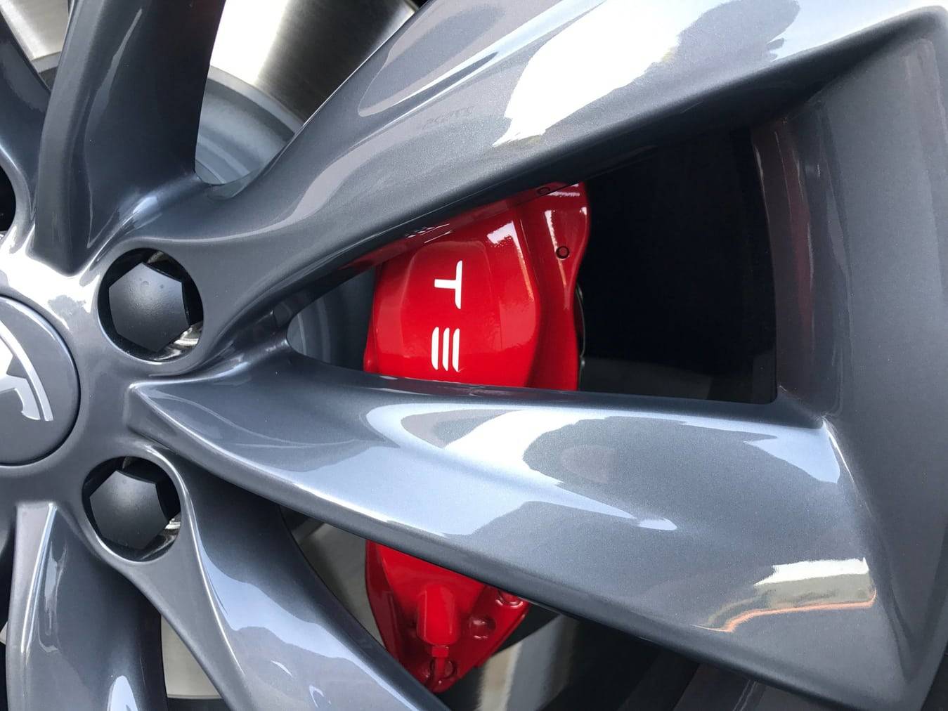 Opti-Coat Pro Plus on a Tesla Model S wheel - Autoskinz