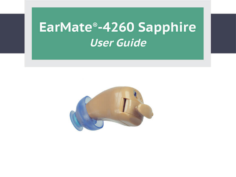 EarMate 4260 hearing aid user guide