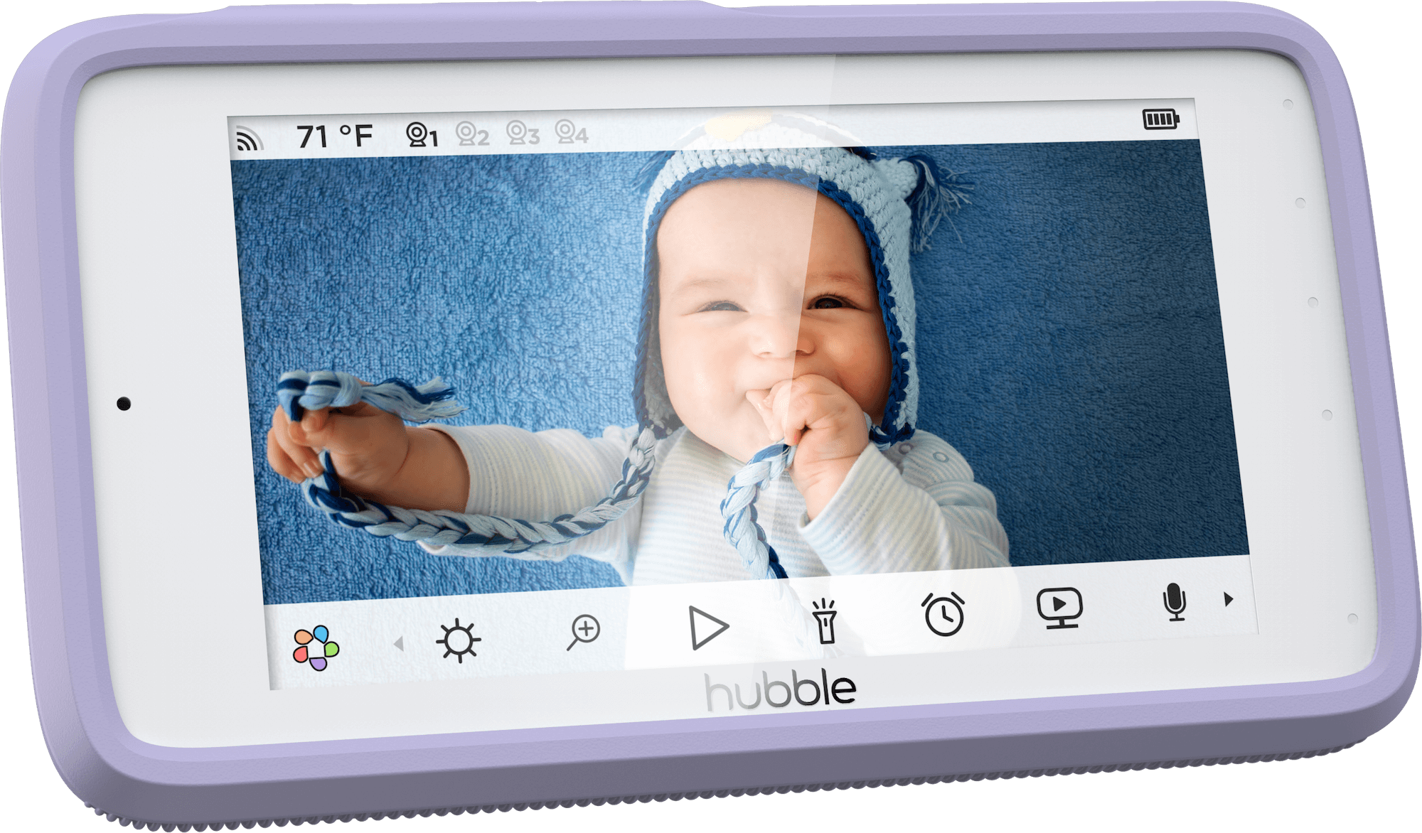 Monitor con cámara para bebé Hubble HCSNPLP