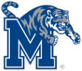 University of Memphis with Tiger Logo