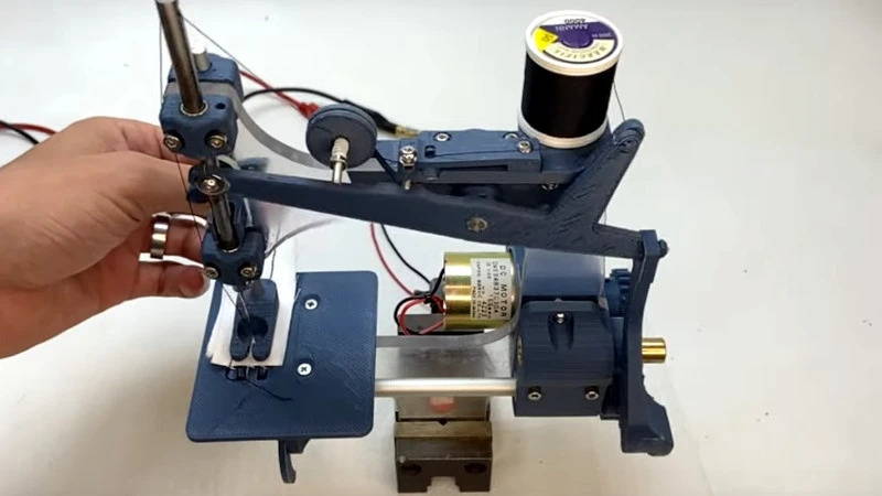 home made sewing machine