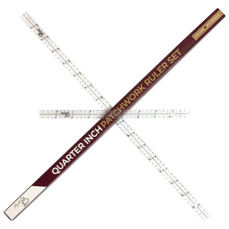 Quarter Inch Patchwork Ruler Set