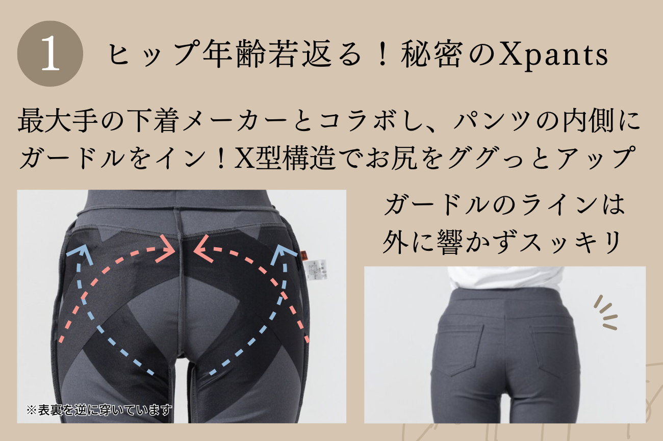 ヒップ年齢若返る！秘密のXpants