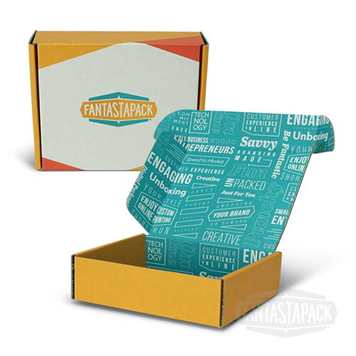 Fantastapack's Roll End Front Tuck mailer box