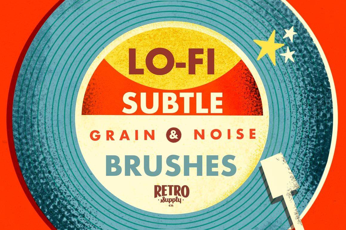 LO-FI SUBTLE GRAIN AND NOISE BRUSHES FOR AFFINITY