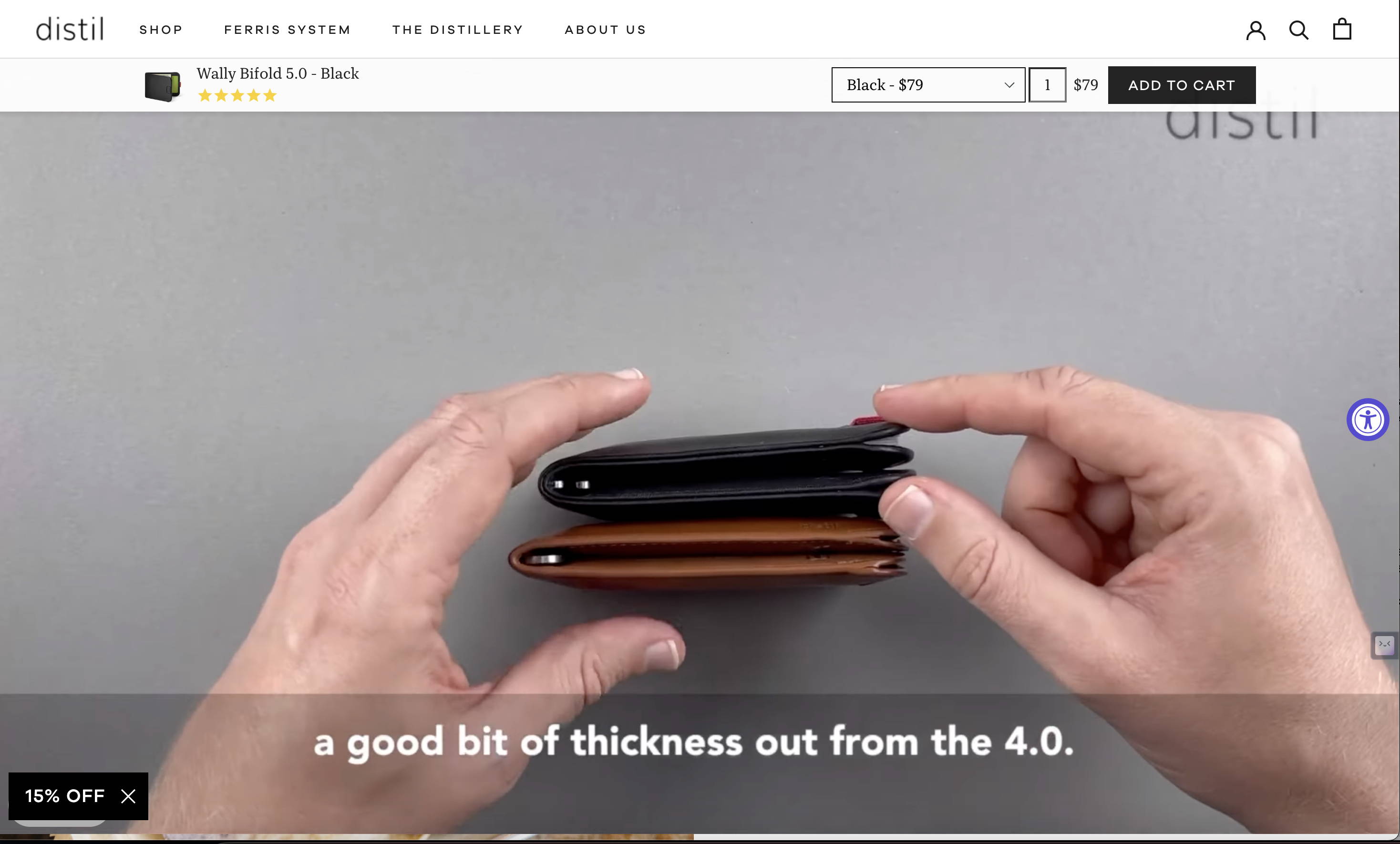 Example of videoing product usability for eCommerce brands