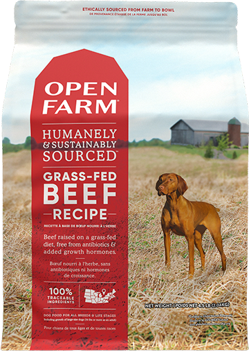 Grass-Fed Beef Dry Dog Food | Open Farm 