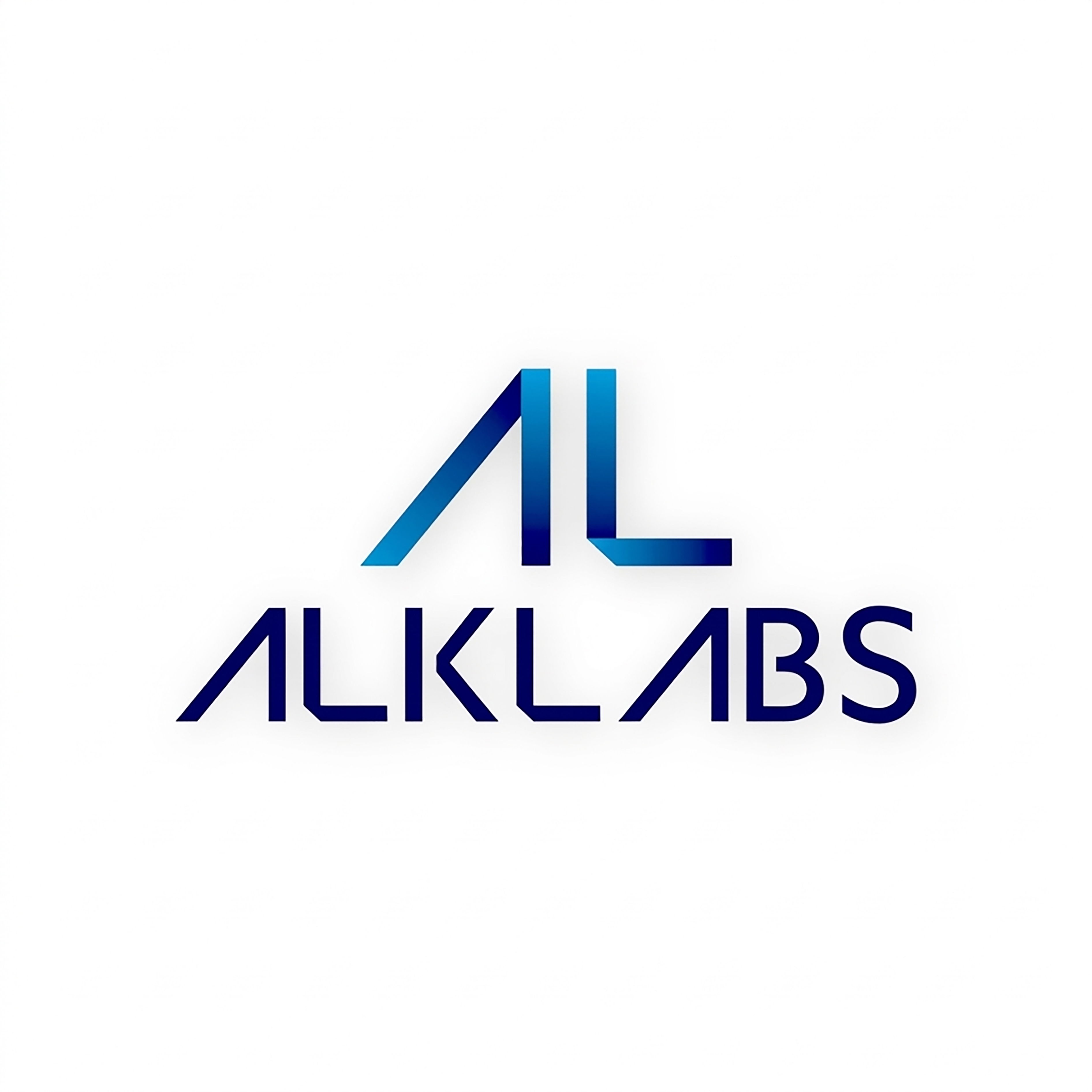 Logo of ALKLABS with stylized letters 