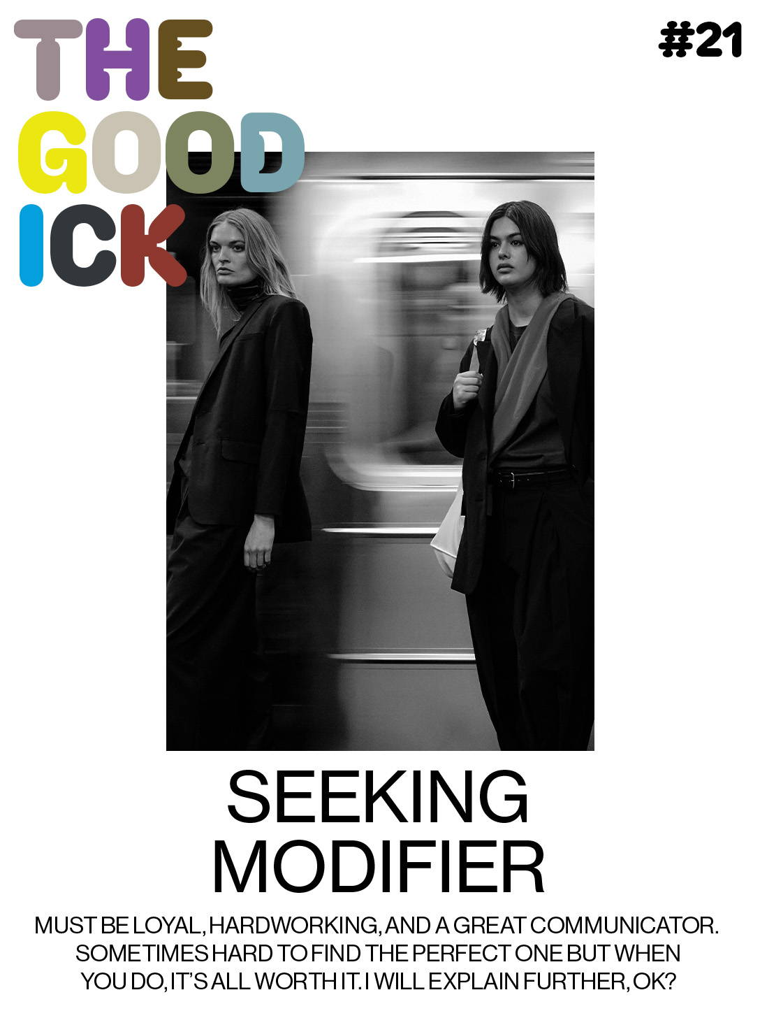 The Good Ick #21: Seeking Modifier